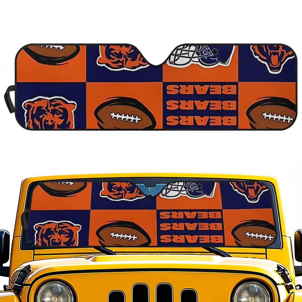 Chicago Bears Custom Sunshade: Independent Front Windshield Sun Protection & Heat Insulation with Team Design
Chicago Bears Custom Sunshade: Independent Front Windshield Sun Protection & Heat Insulation with Team Design