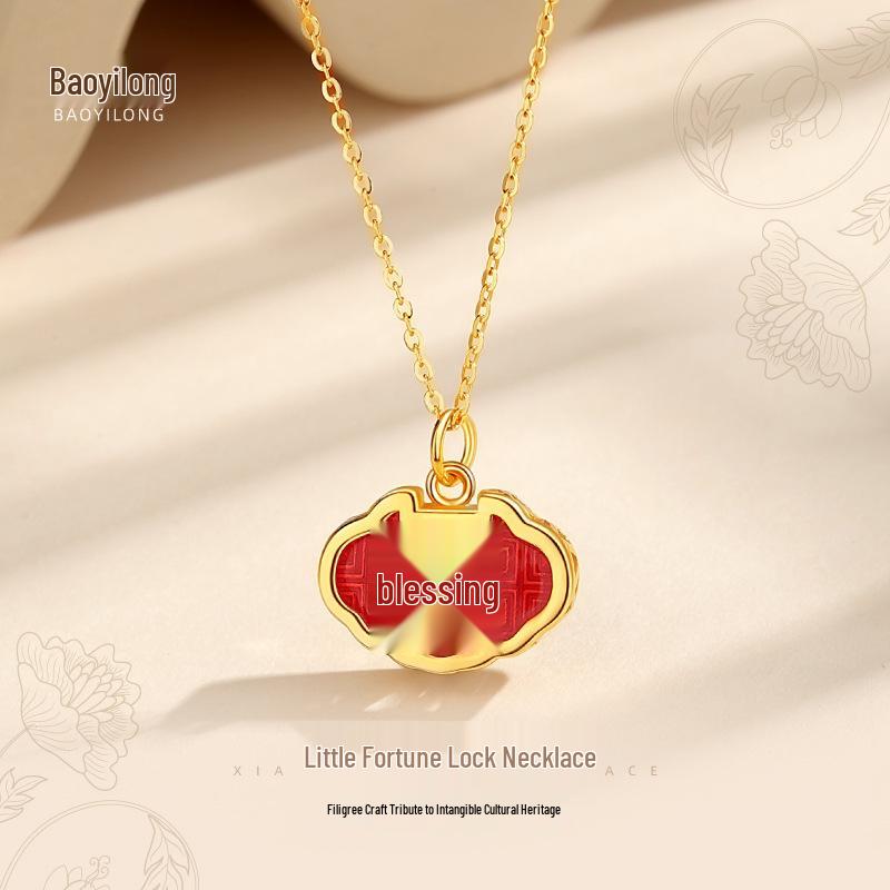 Ожерелье Lucky Lock из серебра 925 пробы - Подвеска-цепочка на ключицу в китайском стиле для женщин, подарок на День матери 925 Silver
Ожерелье Lucky Lock из серебра 925 пробы - Подвеска-цепочка на ключицу в китайском стиле для женщин, подарок на День матери 925 Silver