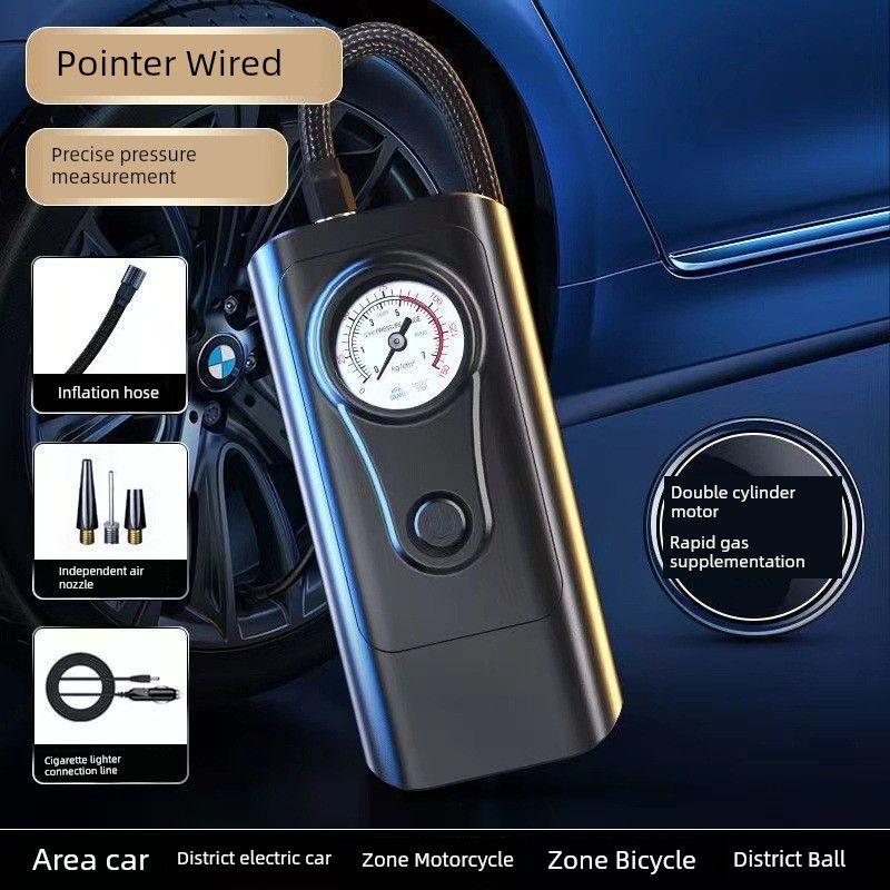 Intelligent Digital Display Wireless Vehicle Air Pump Tire Air Pump Car Inflator Electric Car High Pressure Tire Pump Wired Mechanical Pointer Car Charger - 12V
Intelligent Digital Display Wireless Vehicle Air Pump Tire Air Pump Car Inflator Electric Car High Pressure Tire Pump Wired Mechanical Pointer Car Charger - 12V