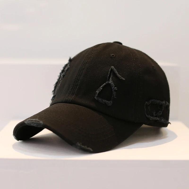 Hip Hop Holes Baseball Caps for Women Men Solid Color Soft Cotton Streetwear Peaked Hats Fashion Outdoor Sports Sunshade Hats Adjustable чорний
Hip Hop Holes Baseball Caps for Women Men Solid Color Soft Cotton Streetwear Peaked Hats Fashion Outdoor Sports Sunshade Hats Adjustable чорний