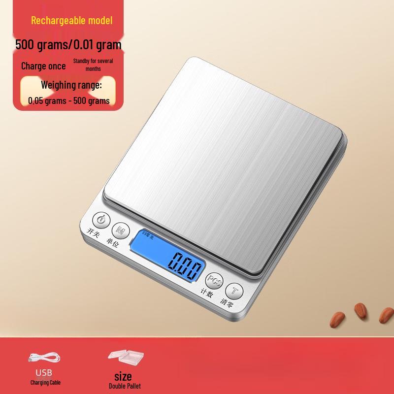 Yi Pan Rechargeable Digital Kitchen Scale
Yi Pan Rechargeable Digital Kitchen Scale