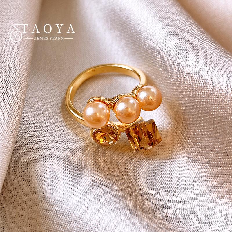 2026 New Champagne Square Crystal Imitation Pearl Metal Open Rings Wedding Party Fashion Jewelry Luxury Accessories for Womens resizable&Gold-color шампанского
2026 New Champagne Square Crystal Imitation Pearl Metal Open Rings Wedding Party Fashion Jewelry Luxury Accessories for Womens resizable&Gold-color шампанского