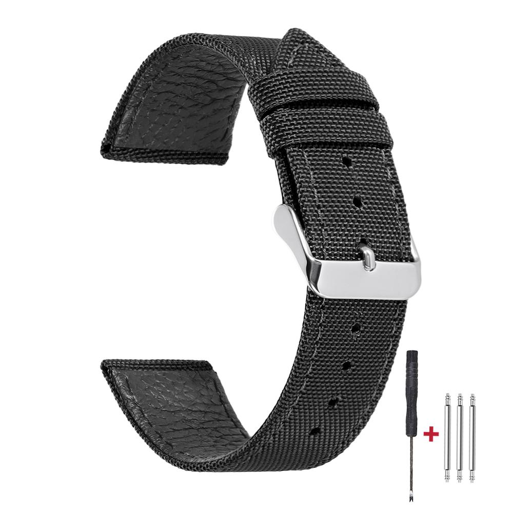 Качественный нейлоновый холщовый ремешок для часов 20 мм 22 мм для Seiko, водонепроницаемый ремешок для часов из натуральной кожи для мужчин, армейский зеленый браслет для смарт-часов 20mm чёрный
Качественный нейлоновый холщовый ремешок для часов 20 мм 22 мм для Seiko, водонепроницаемый ремешок для часов из натуральной кожи для мужчин, армейский зеленый браслет для смарт-часов 20mm чёрный