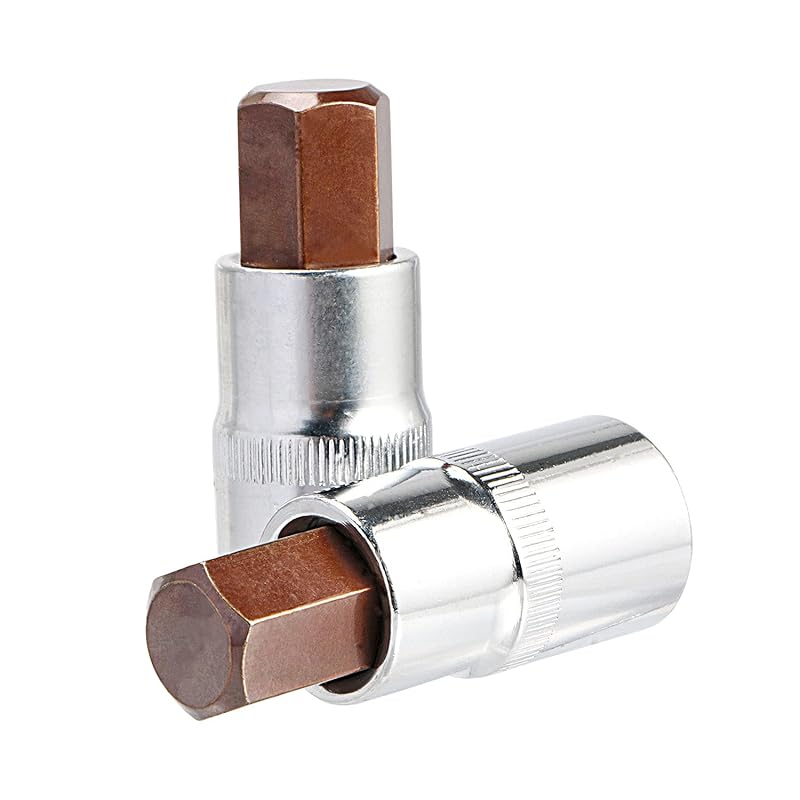Aopin 1/2 inch bit socket 14mm (H14), auto repair tool, S2 steel bit, CR-V steel socket, 2.4 (60mm) length, 2 pieces
Aopin 1/2 inch bit socket 14mm (H14), auto repair tool, S2 steel bit, CR-V steel socket, 2.4 (60mm) length, 2 pieces
