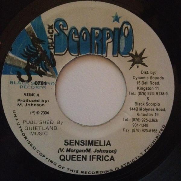 7inch Record QUEEN IFRICA - Sensimelia 0781 Black Scorpio 2004 Jamaica Reggae, Ska & Dub Used
7inch Record QUEEN IFRICA - Sensimelia 0781 Black Scorpio 2004 Jamaica Reggae, Ska & Dub Used
