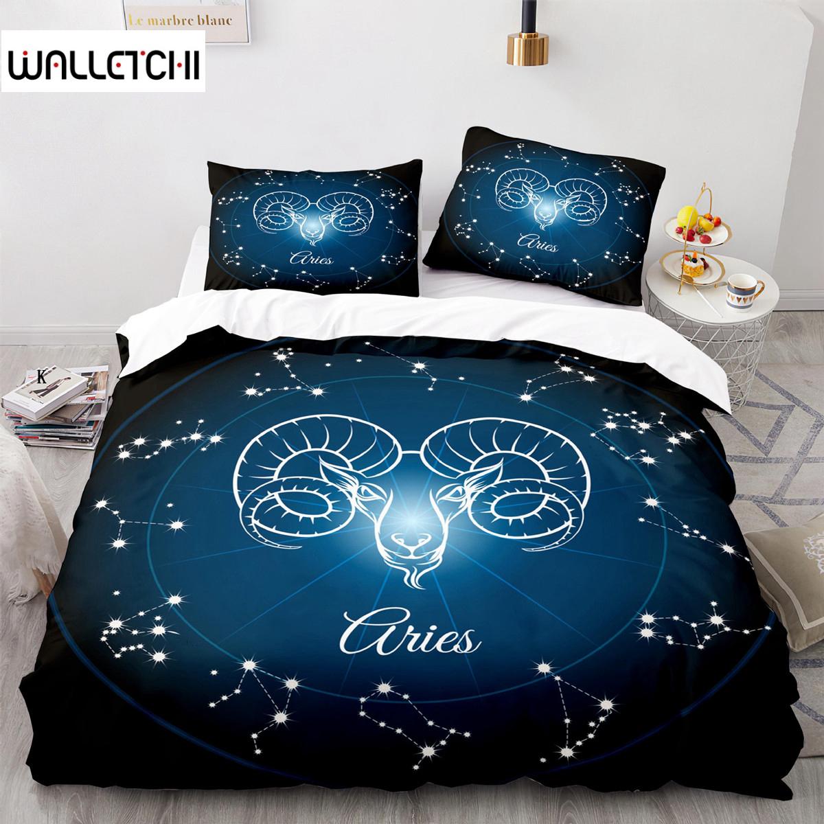 Набір підодіяльників Constellation Aries Galaxy Theme 2/3pcs Twin Комплект постільної білизни з поліестеру King Size для Constellation Lover EU single(135x200cm)
Набір підодіяльників Constellation Aries Galaxy Theme 2/3pcs Twin Комплект постільної білизни з поліестеру King Size для Constellation Lover EU single(135x200cm)