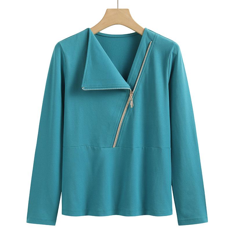 Женская рубашка-рубашка весна-осень 3XL с воротником-полуворотом, двусторонний хлопковый топ, узкая футболка с длинным рукавом для поездок на работу S
Женская рубашка-рубашка весна-осень 3XL с воротником-полуворотом, двусторонний хлопковый топ, узкая футболка с длинным рукавом для поездок на работу S