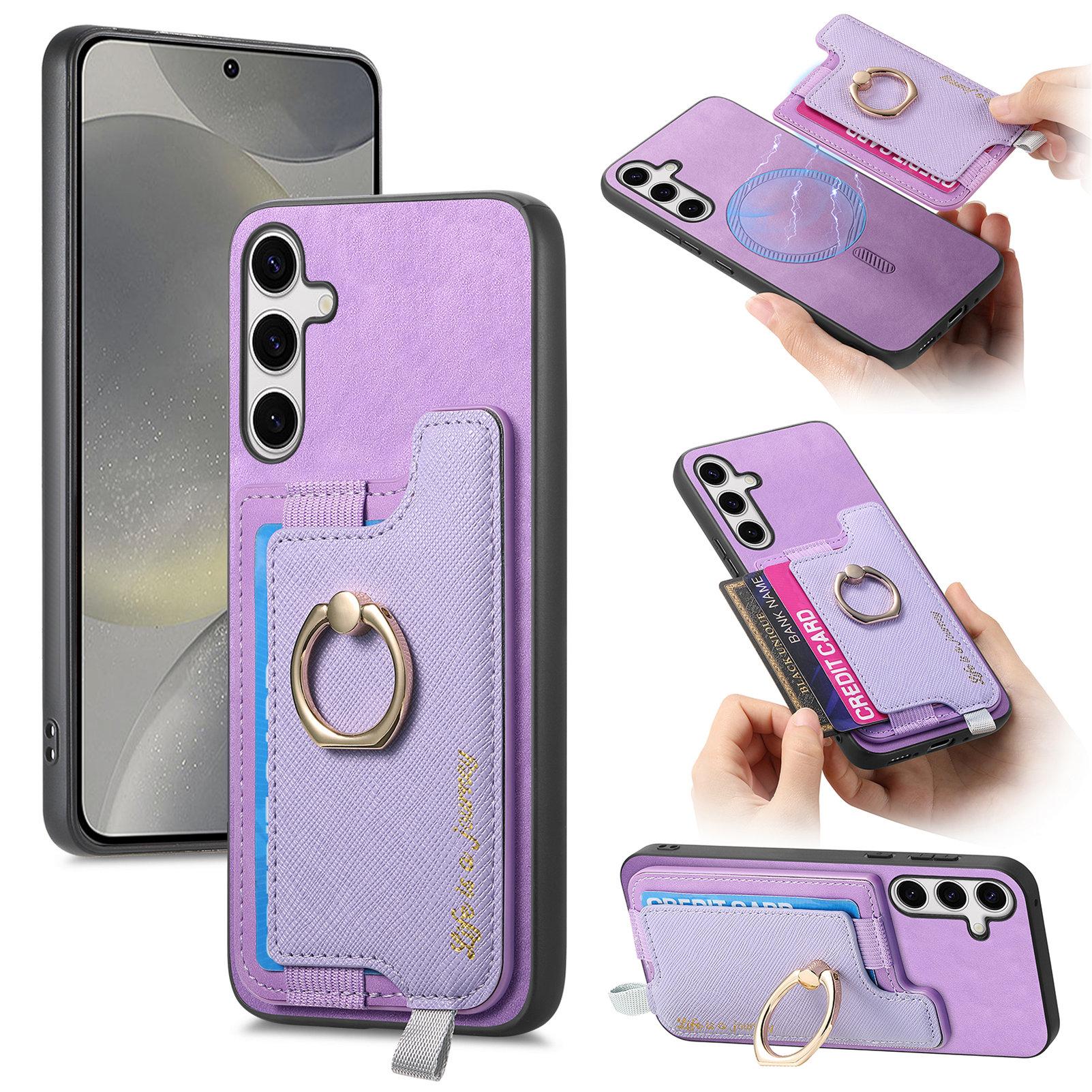For Samsung Galaxy S25 Case 2 in 1 Magnetic Detachable Card Holder Leather Back Cover Purple
For Samsung Galaxy S25 Case 2 in 1 Magnetic Detachable Card Holder Leather Back Cover Purple