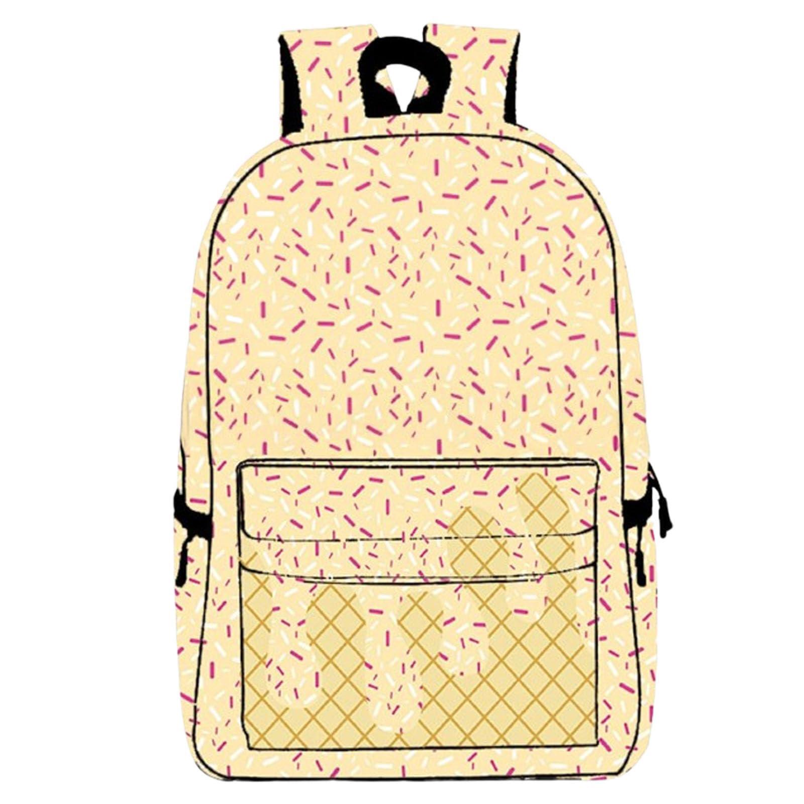 Ice Cream Backpack, Cute Large Capacity Shoulder Backpack, Ice Cream Backpack Boys Ice Cream Drip Backpack One Size
Ice Cream Backpack, Cute Large Capacity Shoulder Backpack, Ice Cream Backpack Boys Ice Cream Drip Backpack One Size