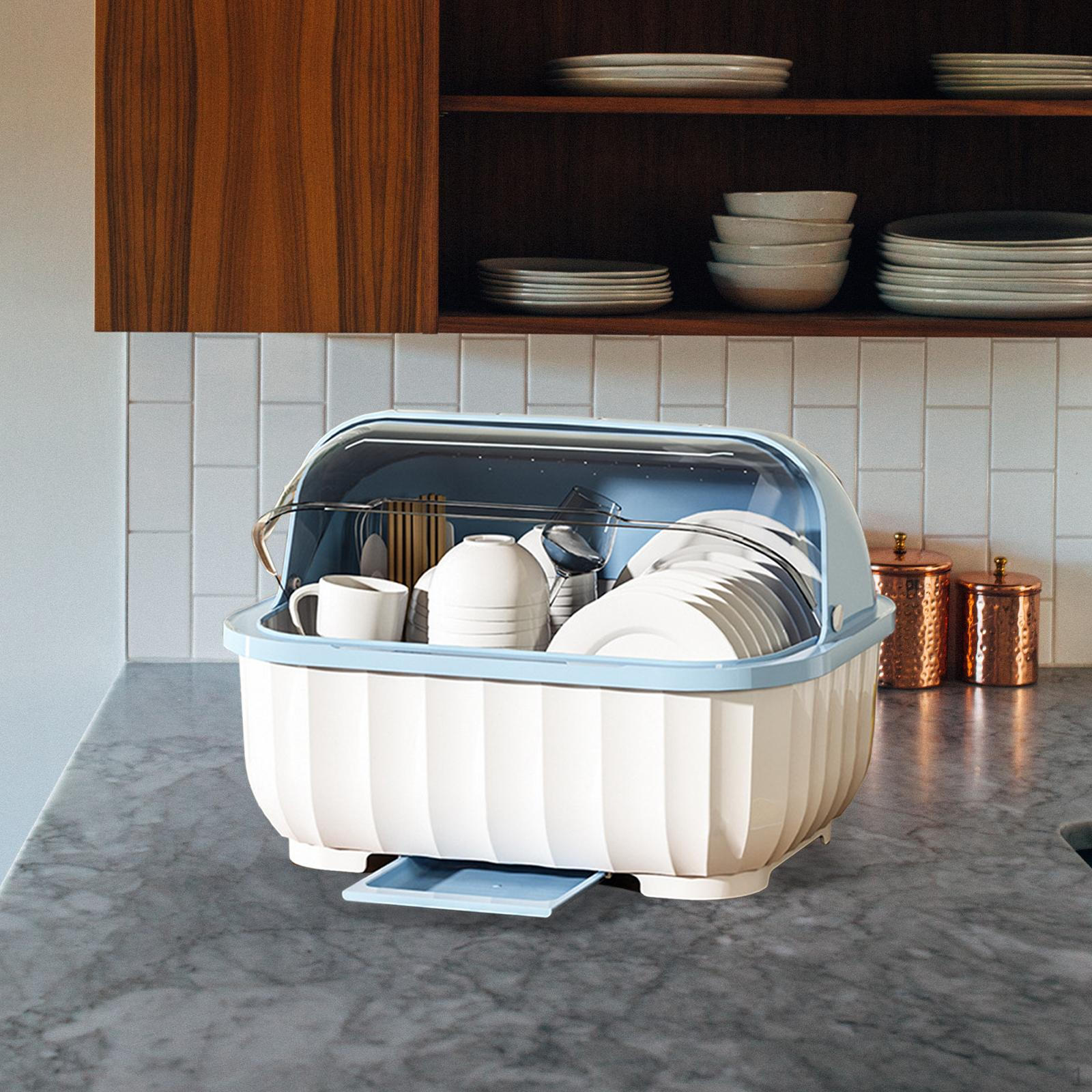 Compact Dish Drying Rack with Removable Tray - Space-Saving Kitchen Organizer XL
Compact Dish Drying Rack with Removable Tray - Space-Saving Kitchen Organizer XL