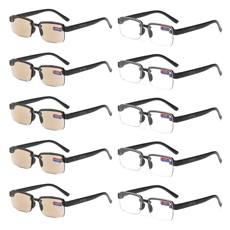 10 шт. Мужские и женские очки для пресбиопии с хрустальными линзами от +100 до +400 диоптрий, полуободковые очки для чтения 2.0
10 шт. Мужские и женские очки для пресбиопии с хрустальными линзами от +100 до +400 диоптрий, полуободковые очки для чтения 2.0