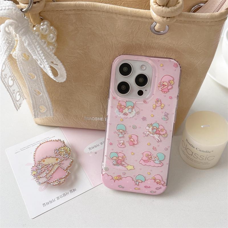 Glitter Rhinestone Gemini Star Stand Case for iPhone 16/15 Pro Max/14/13 - Heart Design Apple 14
Glitter Rhinestone Gemini Star Stand Case for iPhone 16/15 Pro Max/14/13 - Heart Design Apple 14