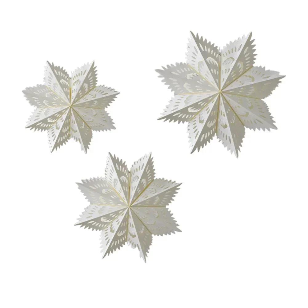 3pcs Christmas Decoration Origami Christmas Snowflake Christmas Party Home Window Decoration Pendant Gifts Christmas Decorations
3pcs Christmas Decoration Origami Christmas Snowflake Christmas Party Home Window Decoration Pendant Gifts Christmas Decorations
