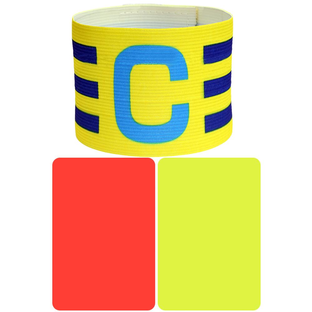 Футбольная капитанская повязка с красной карточкой и желтой карточкой, регулируемые эластичные ленты для футболистов для соревнований футбольной команды
Футбольная капитанская повязка с красной карточкой и желтой карточкой, регулируемые эластичные ленты для футболистов для соревнований футбольной команды