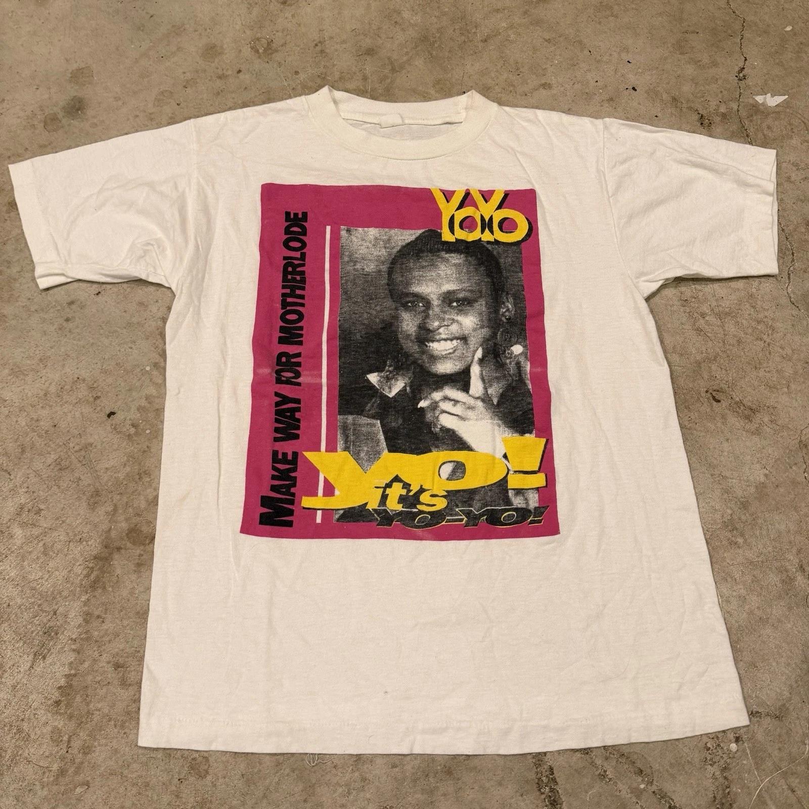 Vintage Rap Tee YoYo Make Way for the Motherlode Size Medium White Single Stitch 4XL
Vintage Rap Tee YoYo Make Way for the Motherlode Size Medium White Single Stitch 4XL