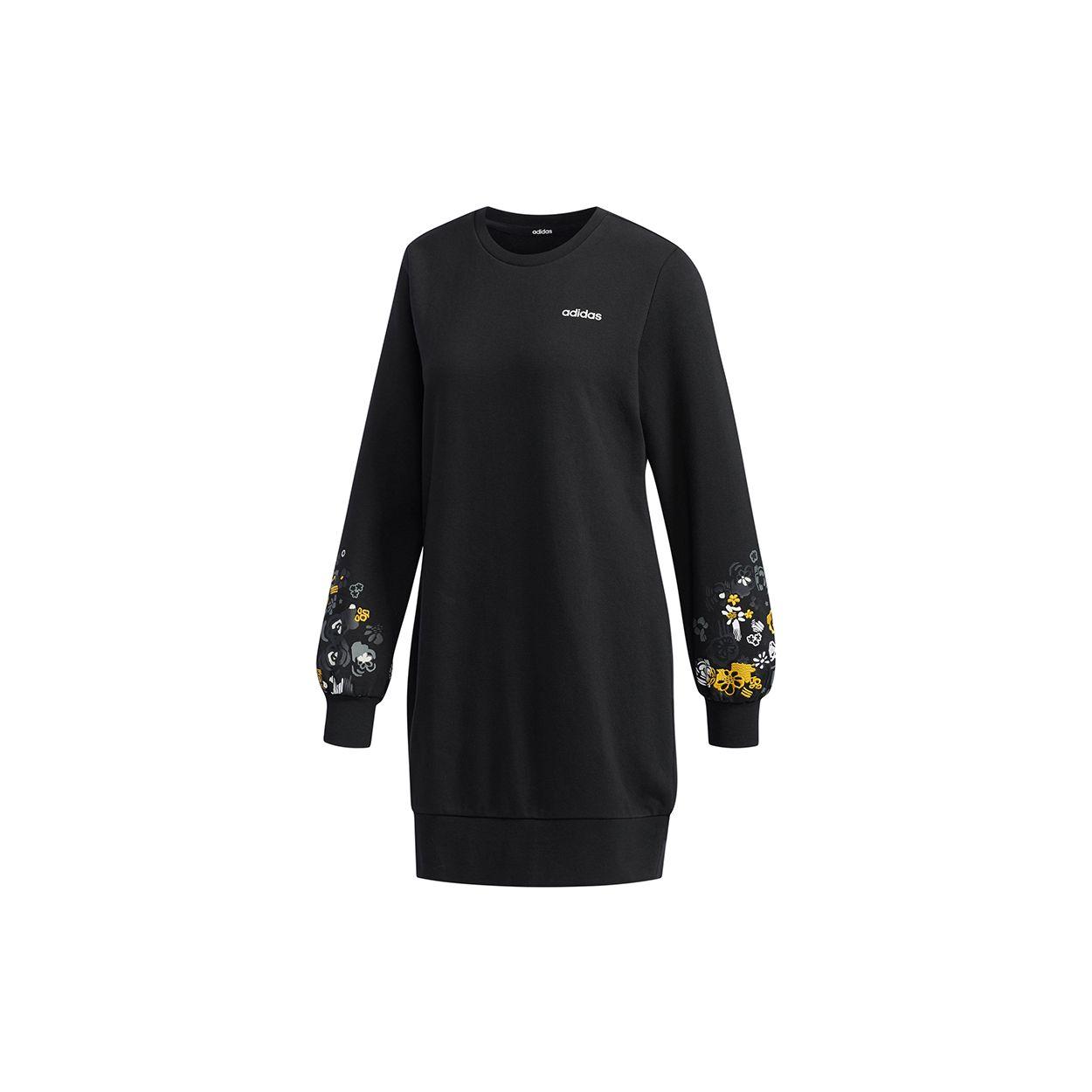 Adidas Neo Embroidered Printed Casual Sports Long Sleeve Dress Women dresses Black DW7819 M
Adidas Neo Embroidered Printed Casual Sports Long Sleeve Dress Women dresses Black DW7819 M