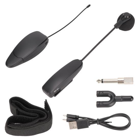 Wireless Instrument Microphone 360° Rotatable Pick Up Instrument Mic for Horn Trumpet Clarinet Saxophone Cello Computer
Wireless Instrument Microphone 360° Rotatable Pick Up Instrument Mic for Horn Trumpet Clarinet Saxophone Cello Computer