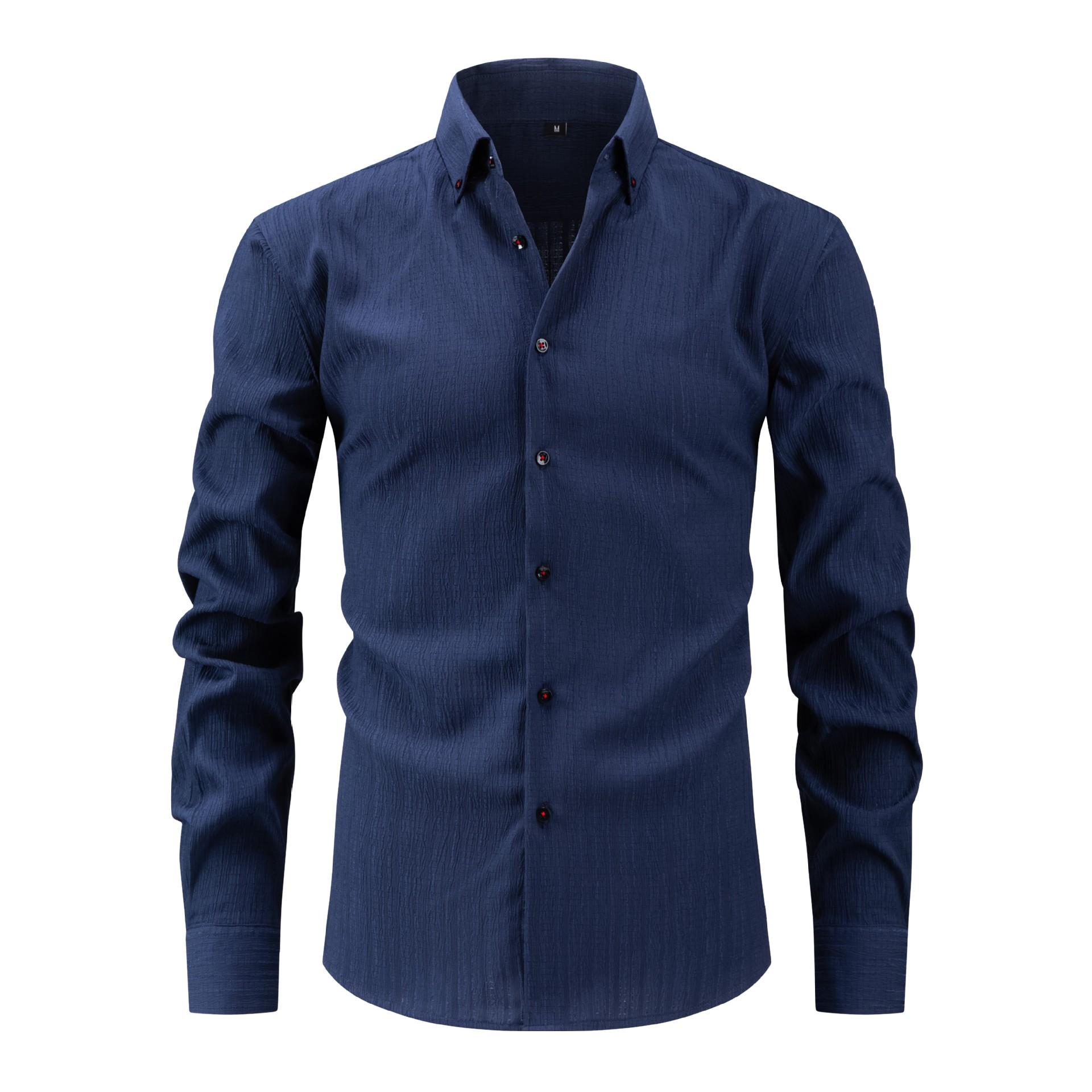 Fashionable Men s Shirt Waves Striped Long-sleeved Shirt Casual Loose and Versatile Button Splicing Top XXXL темно-синього кольору
Fashionable Men s Shirt Waves Striped Long-sleeved Shirt Casual Loose and Versatile Button Splicing Top XXXL темно-синього кольору