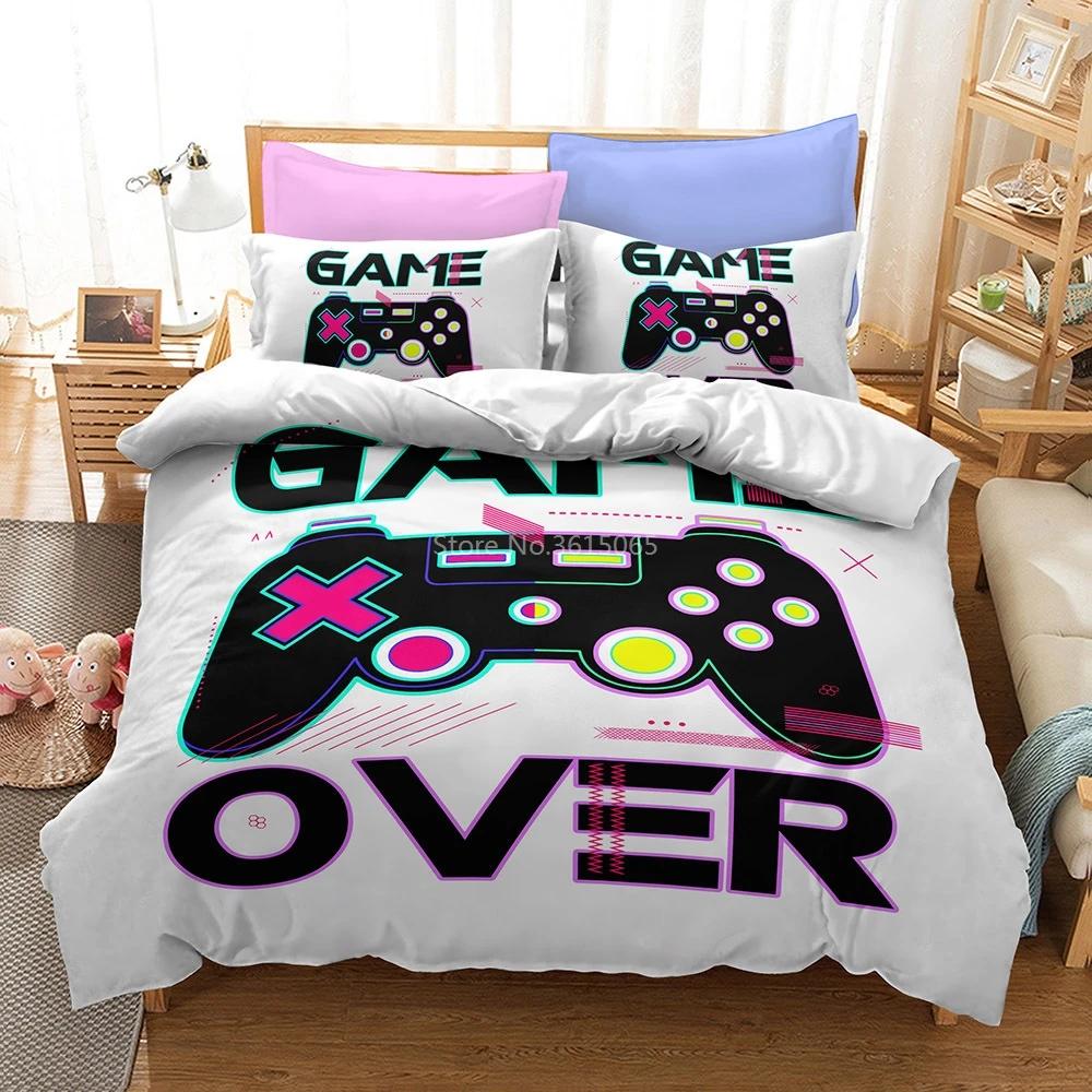 Digital Printing Gamer Gamepad 3D Bedding Set Print Duvet Cover Set with Pillowcase Europe/Australia/USA Size for Bedroom Decor 135x200cm
Digital Printing Gamer Gamepad 3D Bedding Set Print Duvet Cover Set with Pillowcase Europe/Australia/USA Size for Bedroom Decor 135x200cm