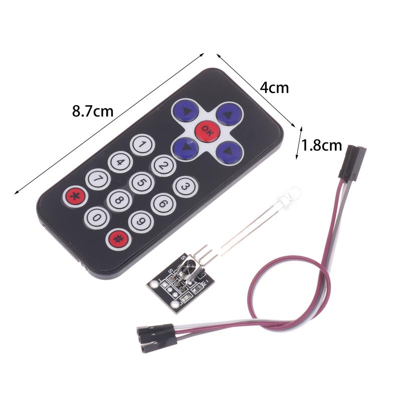 HX1838 Infrared IR Wireless Remote Control Module Kit DIY Kit Ultra-thin Wireless IR Receiver Module For Arduino
HX1838 Infrared IR Wireless Remote Control Module Kit DIY Kit Ultra-thin Wireless IR Receiver Module For Arduino
