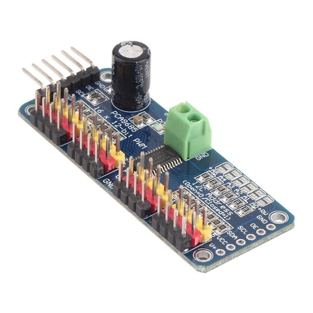 PCA9685 16 Channel 12-Bit PWM Servo Motor Driver IIC Module for Arduino Robot