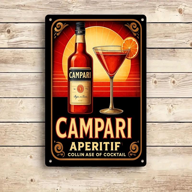 1 piece: Vintage Campari poster, tin plate painting, bar decoration, restaurant wall art, living room creative mural, 2D flat de (as the picture,20x30cm)
1 piece: Vintage Campari poster, tin plate painting, bar decoration, restaurant wall art, living room creative mural, 2D flat de (as the picture,20x30cm)