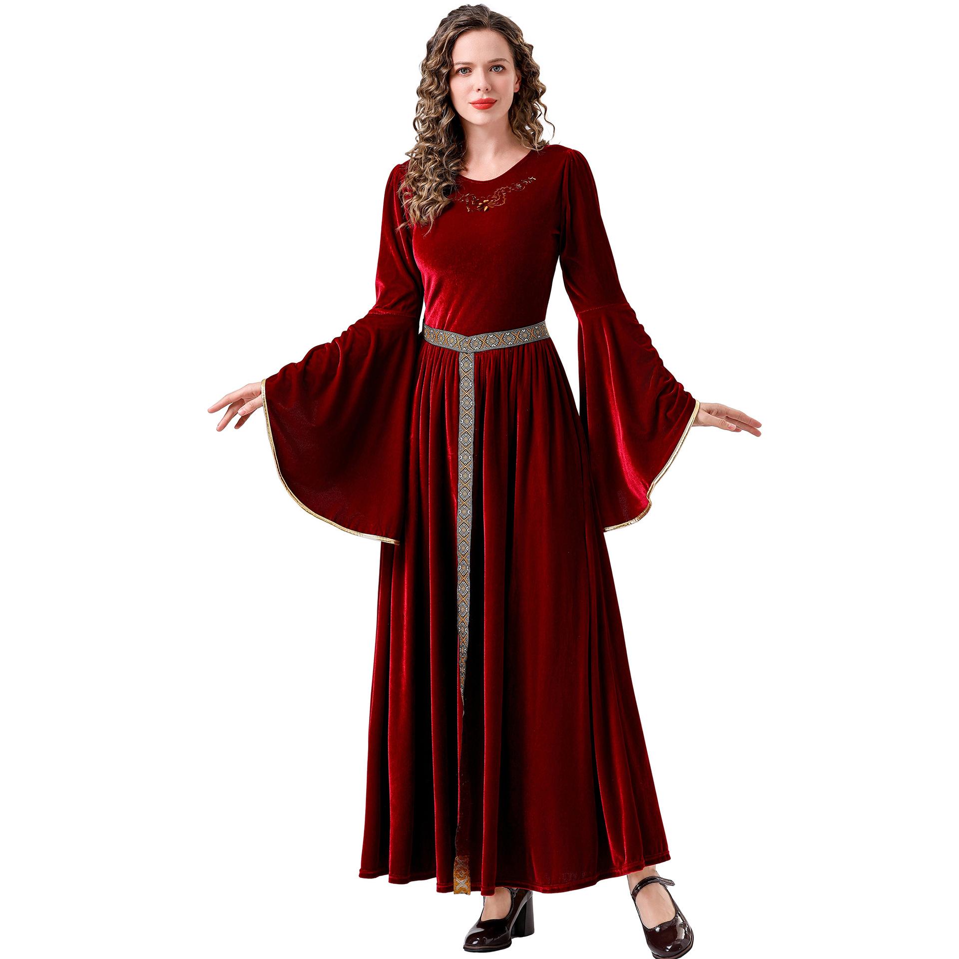 M-XL середньовічна єгипетська придворна сукня королеви, грецька муза принцеси COS сукня, костюм на Хелловін XXL червоний
M-XL середньовічна єгипетська придворна сукня королеви, грецька муза принцеси COS сукня, костюм на Хелловін XXL червоний