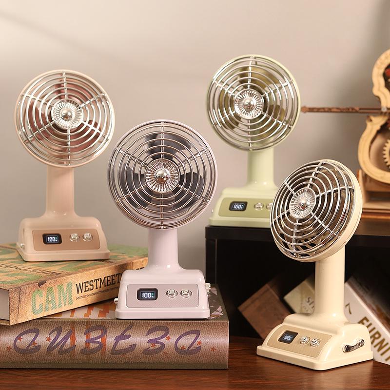 Retro Nostalgic Desktop Fan with 100 Speeds – Rechargeable Electric Fan for Office or Dorm As Shown
Retro Nostalgic Desktop Fan with 100 Speeds – Rechargeable Electric Fan for Office or Dorm As Shown