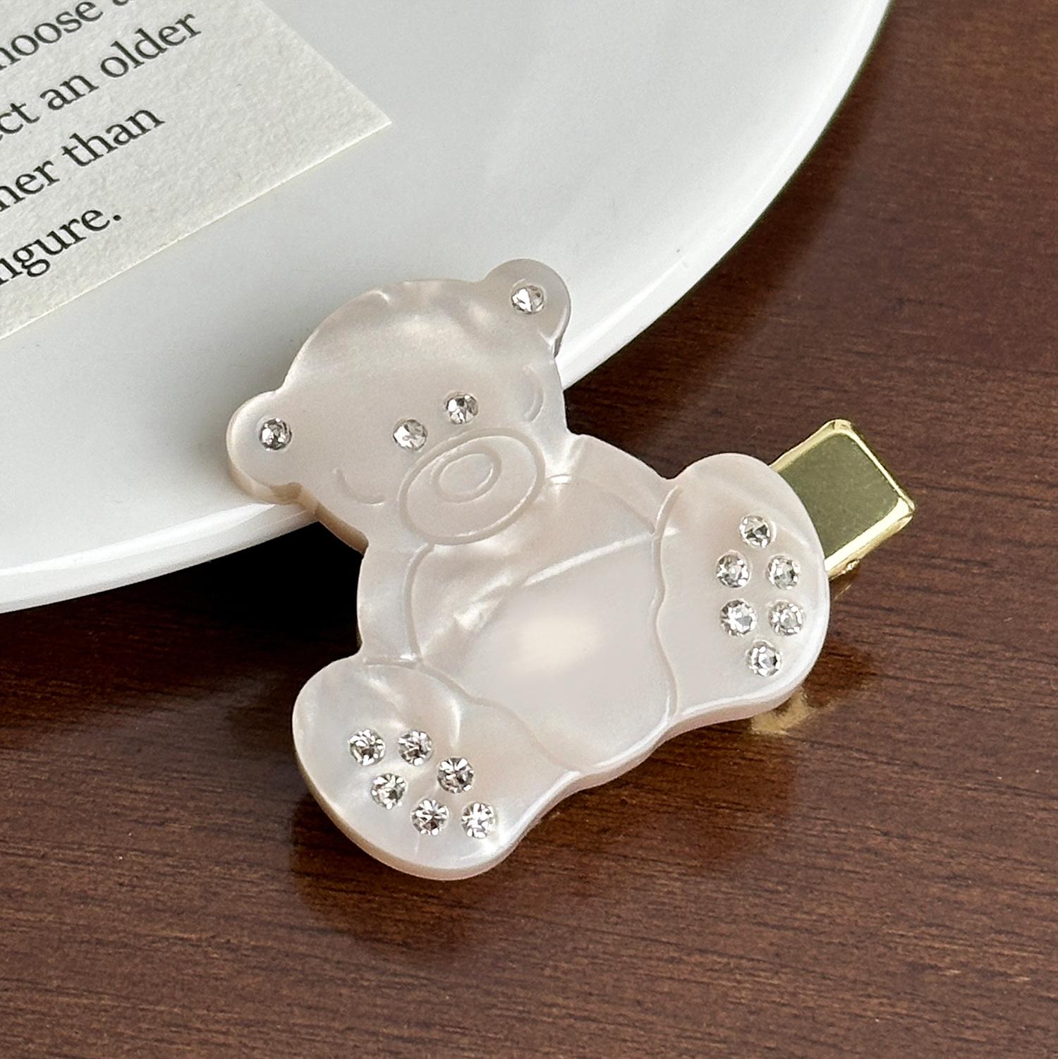 Stylish Spring 2023 Korean Bear Hair Clips And Vibrant Ponytail Bands For Girls Colorful White Clip
Stylish Spring 2023 Korean Bear Hair Clips And Vibrant Ponytail Bands For Girls Colorful White Clip