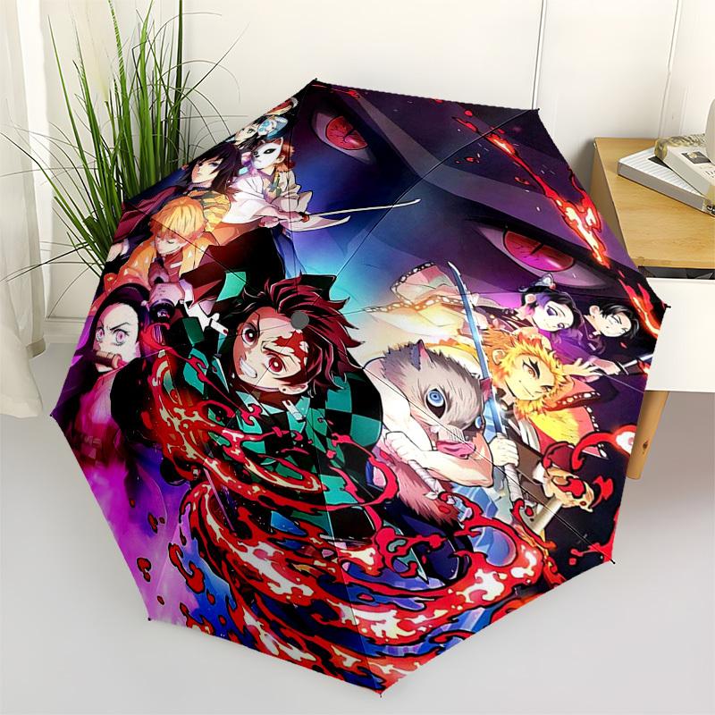 1pc Tanjiro, Nezuko & Friends: Demon Slayer Outdoor Umbrella - Automatic Opening/Closing, 3-Fold Design, 8-Bone Frame, Perfect Gift for Fans, Traveler
1pc Tanjiro, Nezuko & Friends: Demon Slayer Outdoor Umbrella - Automatic Opening/Closing, 3-Fold Design, 8-Bone Frame, Perfect Gift for Fans, Traveler