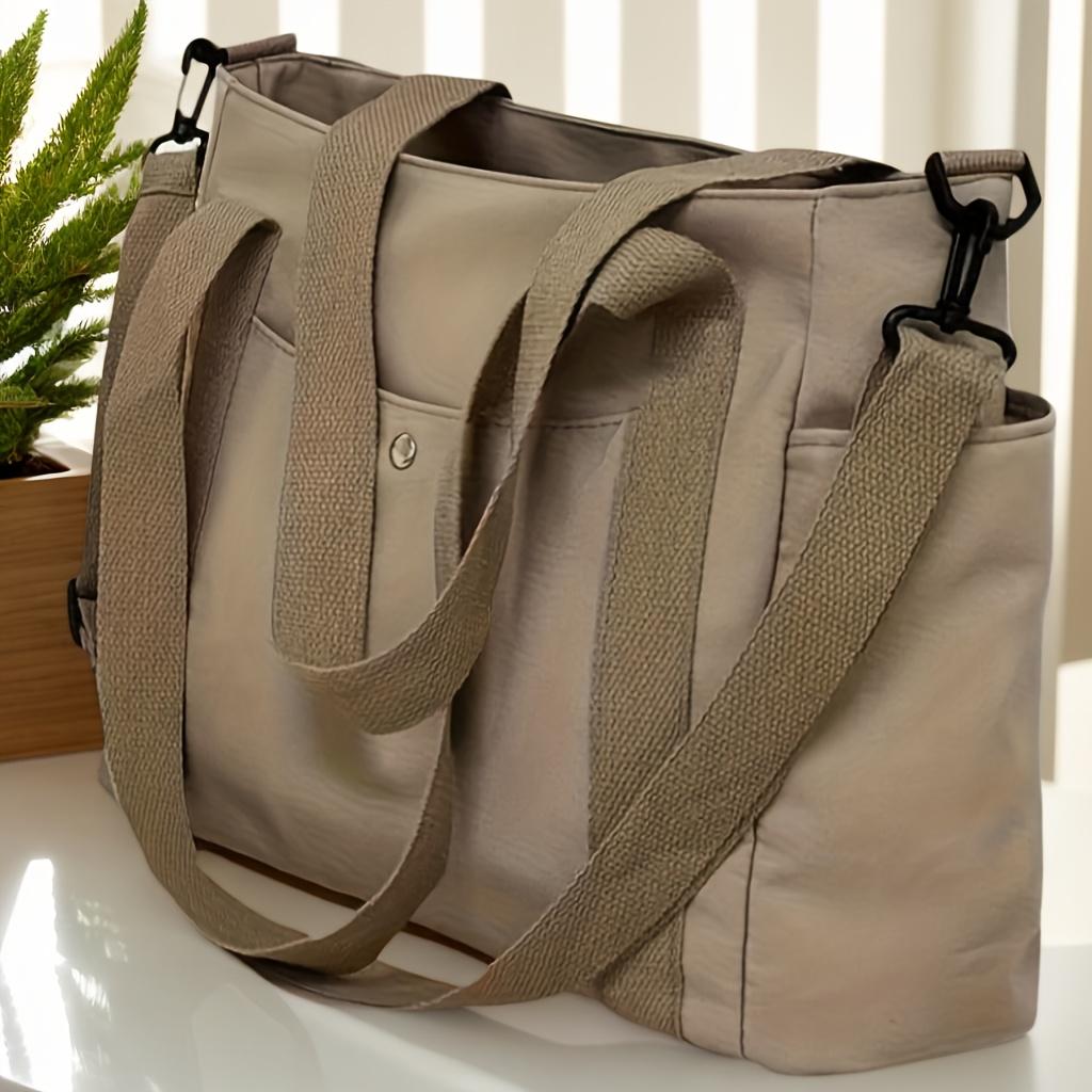Large Capacity Everyday Tote Bag, Daily Life Handbag Women Shoulder Bag, Casual Chic Women s Bag, CANVAS Bag with Side Pockets
Large Capacity Everyday Tote Bag, Daily Life Handbag Women Shoulder Bag, Casual Chic Women s Bag, CANVAS Bag with Side Pockets