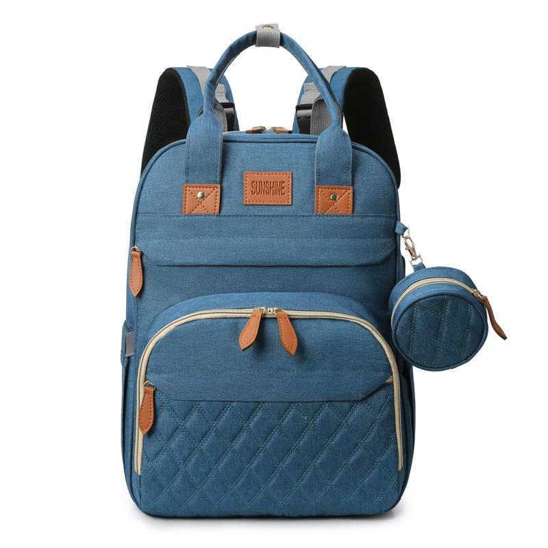 Folding Mommy Bag with USB Port and Shade Cloth Mosquito Net Portable Folding Crib Bed Multi Function Pee Pad Mother Baby Bag озеро синього кольору
Folding Mommy Bag with USB Port and Shade Cloth Mosquito Net Portable Folding Crib Bed Multi Function Pee Pad Mother Baby Bag озеро синього кольору