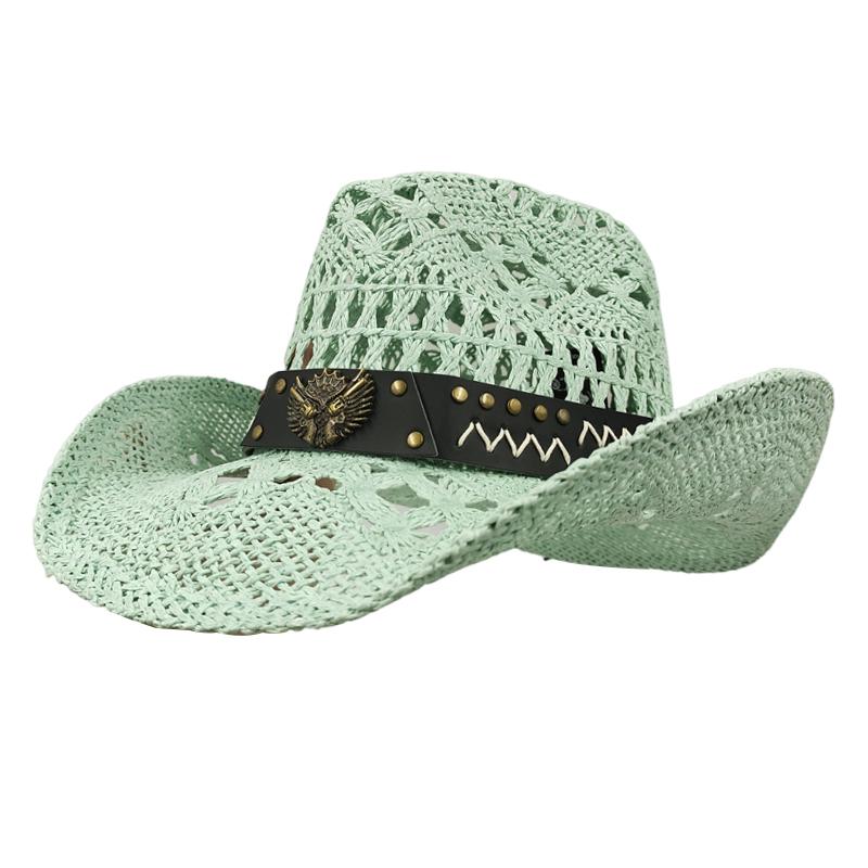 New Summer Cowboy Hats for Women Men Hand-woven Hollow Hat Fashion Beaded and Patch Accessories Party Denim Hat chapeau cowboy
New Summer Cowboy Hats for Women Men Hand-woven Hollow Hat Fashion Beaded and Patch Accessories Party Denim Hat chapeau cowboy