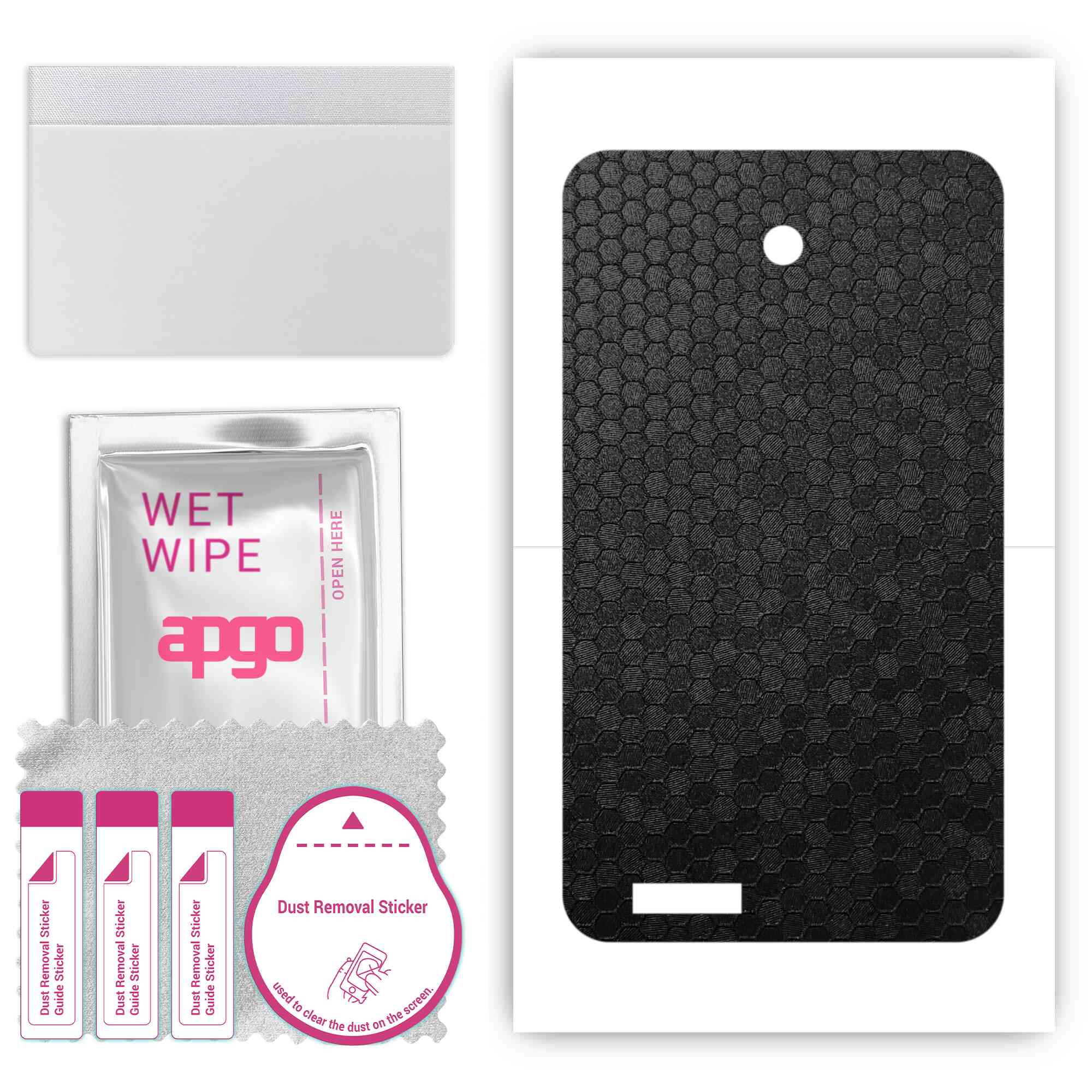 apgo skin sticker film foil vinyl for the BACK compatible with Asus Fonepad K004, scratch-resistant, easy to install - Black Honeycomb
apgo skin sticker film foil vinyl for the BACK compatible with Asus Fonepad K004, scratch-resistant, easy to install - Black Honeycomb