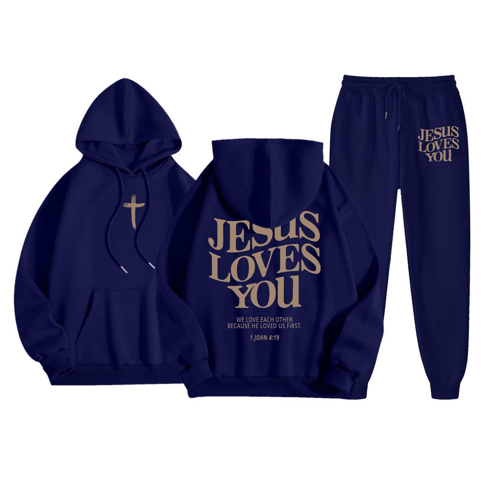 Men s Casual Color Letter-printed Sweatshirt Set, Men s Hooded Drawstring Sweatshirt And Sweatpants Two-piece Set XXL Темно-синій
Men s Casual Color Letter-printed Sweatshirt Set, Men s Hooded Drawstring Sweatshirt And Sweatpants Two-piece Set XXL Темно-синій