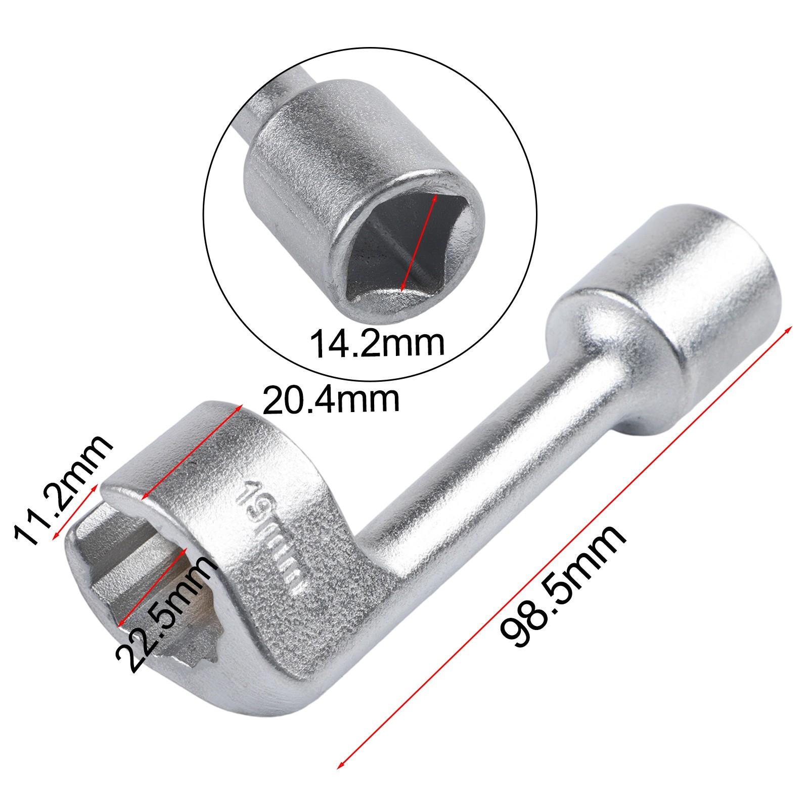 Diesel Fuel Line Socket Wrench Set for Mechanics Sizes from 12 to 19mm
Diesel Fuel Line Socket Wrench Set for Mechanics Sizes from 12 to 19mm