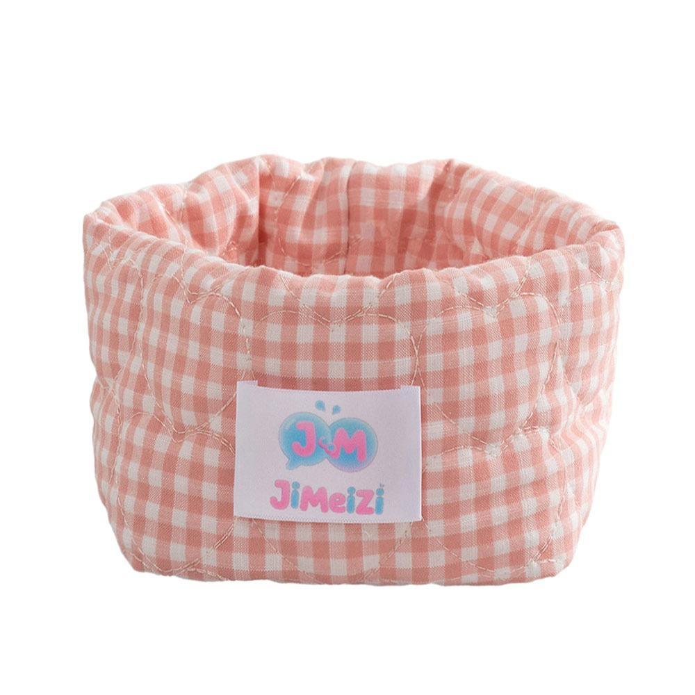 Gingham Fabric Storage Basket Soft Quilted Makeup Storage Basket Home Decor розовый
Gingham Fabric Storage Basket Soft Quilted Makeup Storage Basket Home Decor розовый