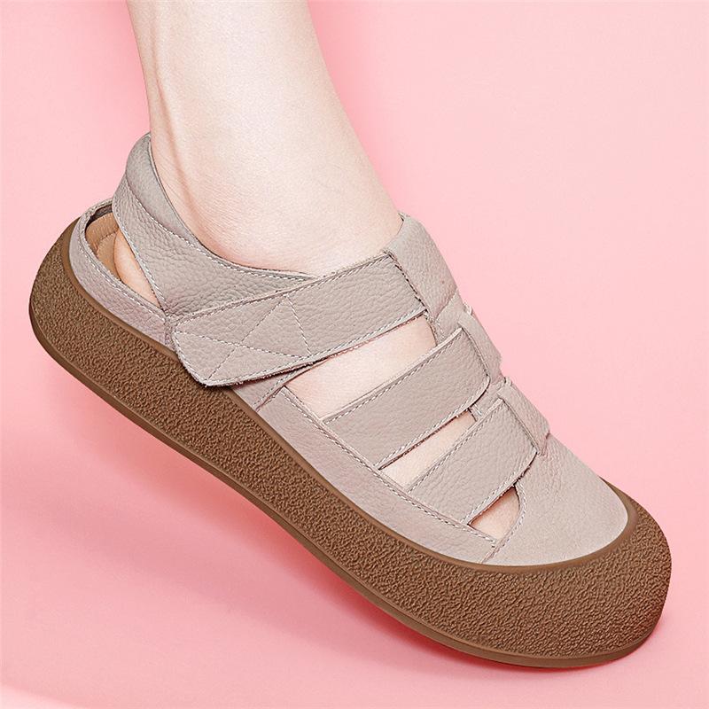 Frosted leather retro Birkenstocks sandals women s hollowed-out bag head Roman shoes summer new soft-soled casual hole shoes 40
Frosted leather retro Birkenstocks sandals women s hollowed-out bag head Roman shoes summer new soft-soled casual hole shoes 40