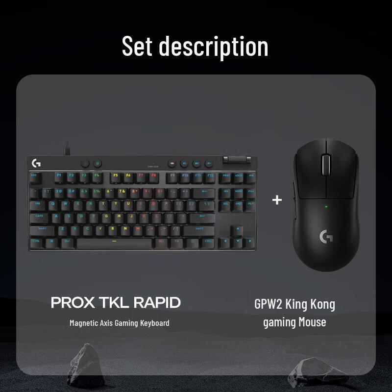 Logitech PRO X TKL RAPID Magnetic Switch Gaming Keyboard & GPW 2 Mouse Bundle
Logitech PRO X TKL RAPID Magnetic Switch Gaming Keyboard & GPW 2 Mouse Bundle