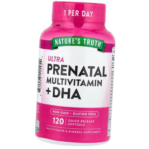 Vitamins for pregnant women, Ultra Prenatal Multivitamin + DHA, Nature s Truth (36509056) 120softgels
Vitamins for pregnant women, Ultra Prenatal Multivitamin + DHA, Nature s Truth (36509056) 120softgels