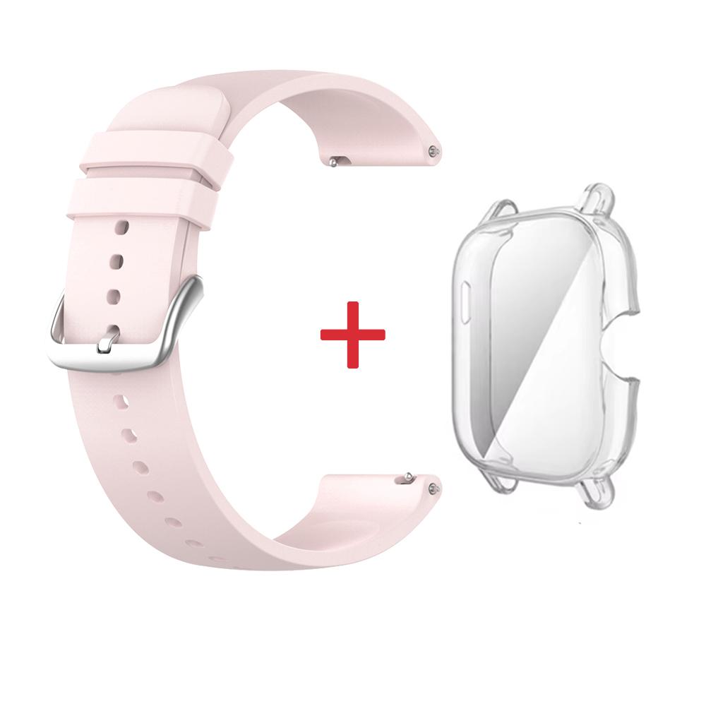 TPU Protective Cover For Amazfit GTS 2 Screen Protector Case For Amazfit Watch Silicone Band Wristband Bracelet Accessories рожевий
TPU Protective Cover For Amazfit GTS 2 Screen Protector Case For Amazfit Watch Silicone Band Wristband Bracelet Accessories рожевий