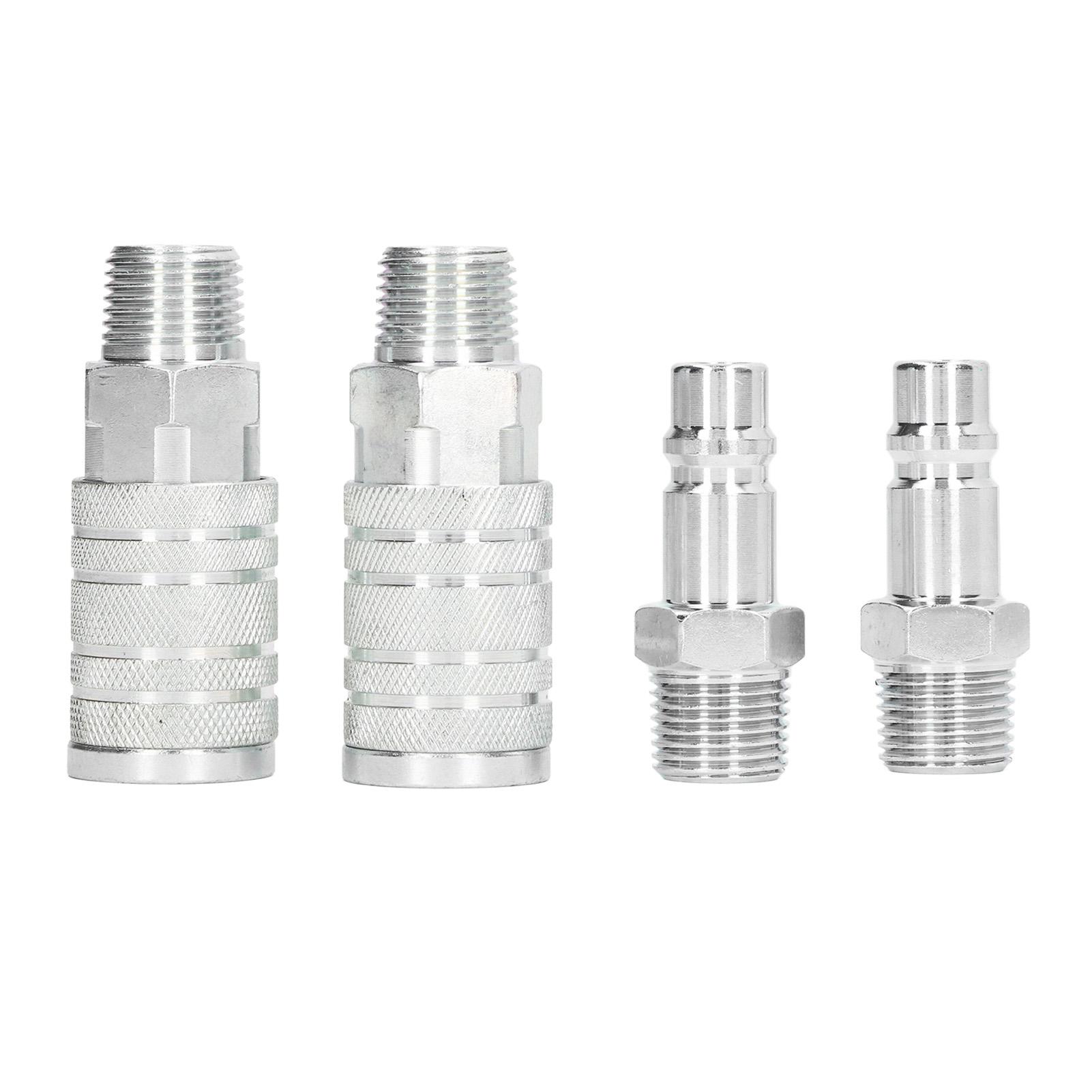 4Pcs Air Hose Fitting Quick Connector 12in NPT Male Female 300PSI High Flow Pneumatic Hose
4Pcs Air Hose Fitting Quick Connector 12in NPT Male Female 300PSI High Flow Pneumatic Hose