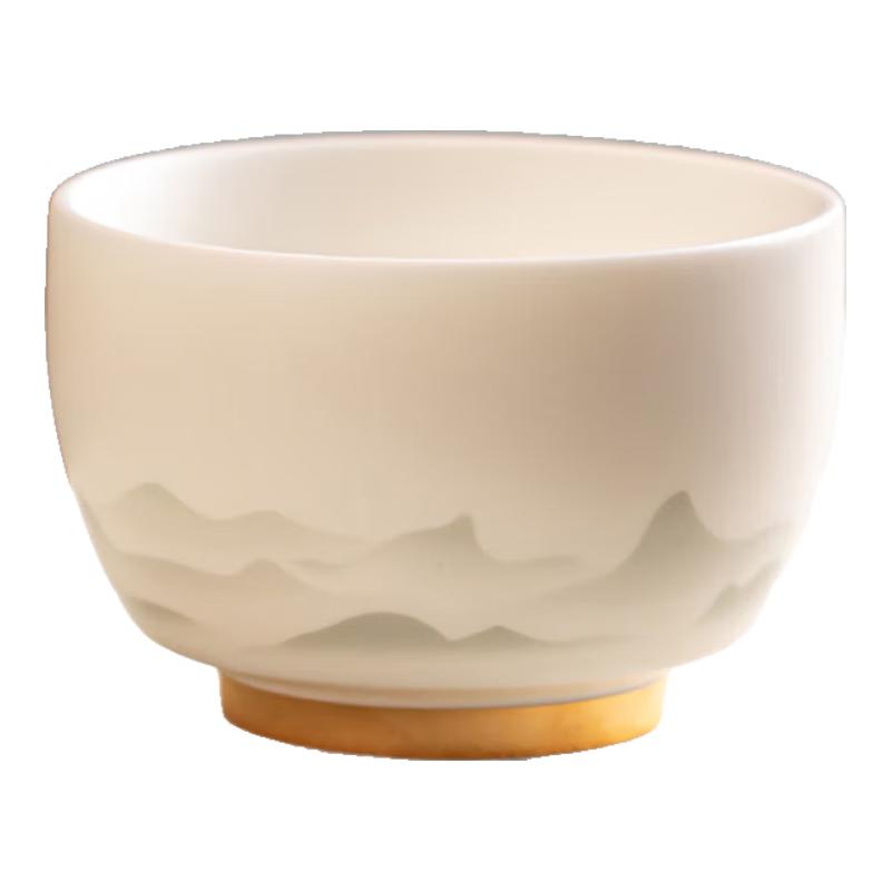 Нефритовая керамическая пиала Облачная гора с жировым налетом
Нефритовая керамическая пиала Облачная гора с жировым налетом