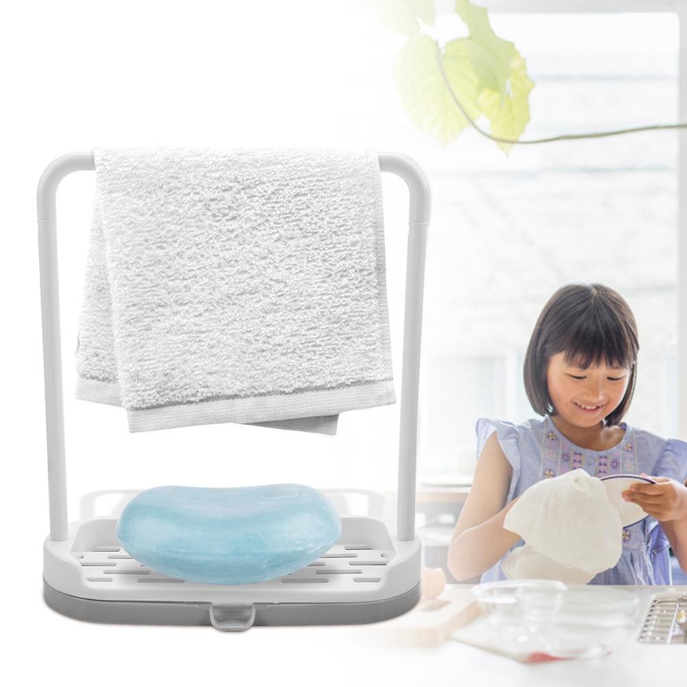 Kitchen Detachable Bar Towel Drying Rack Storage Organizer Rack for Dishcloth Sponge Soap(Grey) серый
Kitchen Detachable Bar Towel Drying Rack Storage Organizer Rack for Dishcloth Sponge Soap(Grey) серый