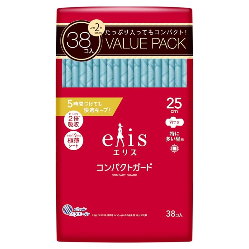 Ellis compact guard with wings 25cm (especially for daytime use) 38 sheets x 4 pieces
Ellis compact guard with wings 25cm (especially for daytime use) 38 sheets x 4 pieces