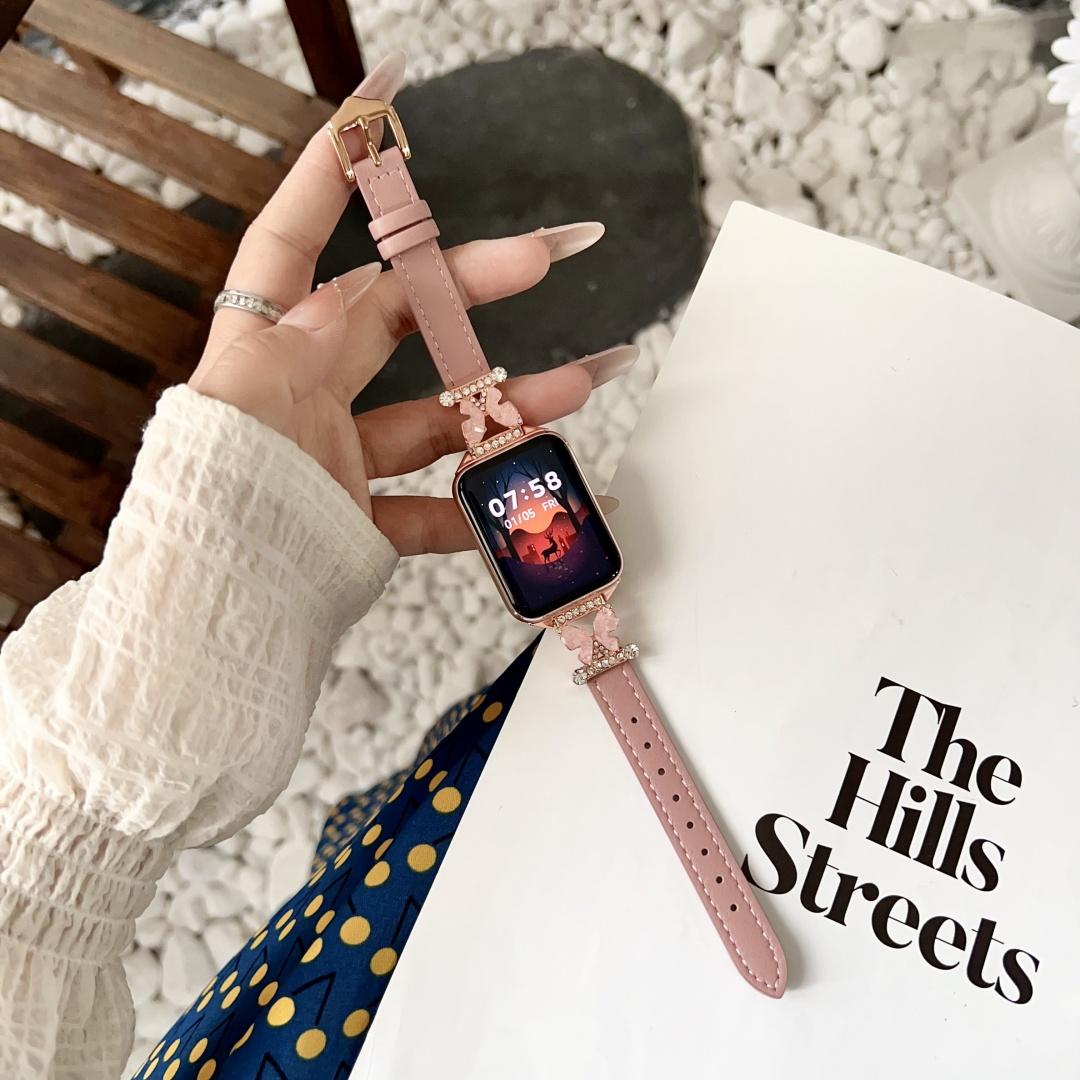 For xiaomi band 9 pro bracelet 8 pro straps Butterfly design Real leather strap Redmi Smart watch 4 5 Correa Wristband accessory For Redmi watch 5 рожевий
For xiaomi band 9 pro bracelet 8 pro straps Butterfly design Real leather strap Redmi Smart watch 4 5 Correa Wristband accessory For Redmi watch 5 рожевий