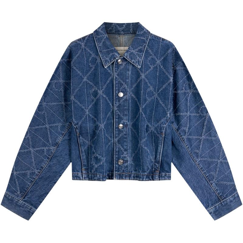 Calvin Klein Винтажное хлопковое поло с цветочным жаккардом, джинсовая куртка, женские куртки 47D749G M
Calvin Klein Винтажное хлопковое поло с цветочным жаккардом, джинсовая куртка, женские куртки 47D749G M