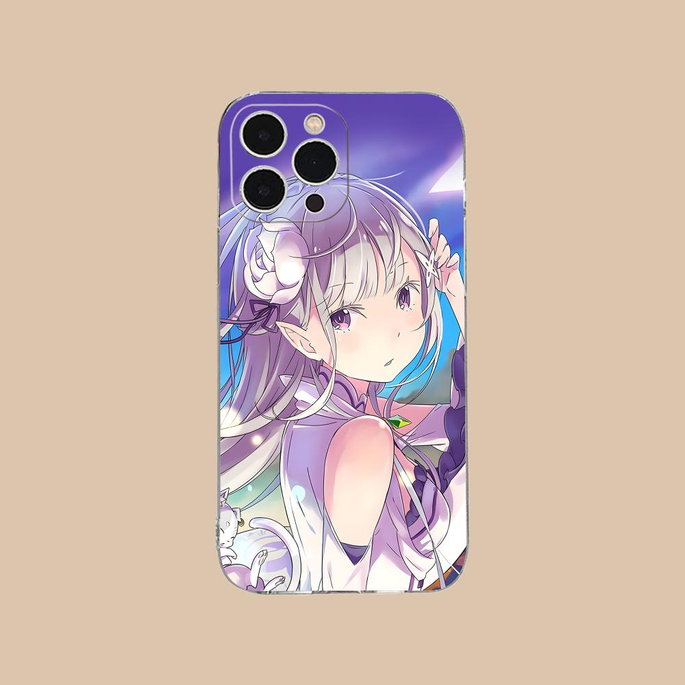 ReZero Emilia Waifu Mobile Phone Case for iPhone 17 16 15 14 13 12 11 X XR XS Air Pro Max Plus Mini Clear Colorful Cover Luxury iPhone17
ReZero Emilia Waifu Mobile Phone Case for iPhone 17 16 15 14 13 12 11 X XR XS Air Pro Max Plus Mini Clear Colorful Cover Luxury iPhone17