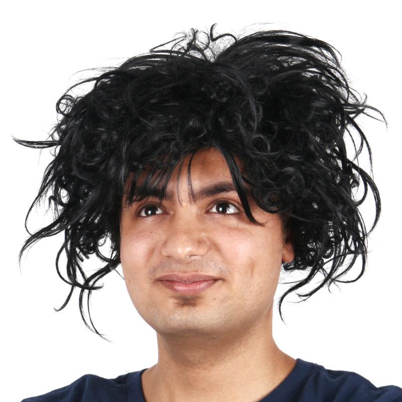 Synthetic Short Wig for Men Afro Messy Perm Curly Haircut Handsome Cool Wig with Bangs Cosplay Carnival Party чорний
Synthetic Short Wig for Men Afro Messy Perm Curly Haircut Handsome Cool Wig with Bangs Cosplay Carnival Party чорний