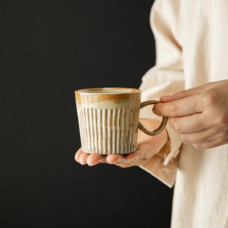 Handmade Coarse Pottery Ceramic Cup Small Capacity Coffee Cup Retro Style Ceramic Concentrated Hanging Japanese Ear Coffee Cup 170ml
Handmade Coarse Pottery Ceramic Cup Small Capacity Coffee Cup Retro Style Ceramic Concentrated Hanging Japanese Ear Coffee Cup 170ml